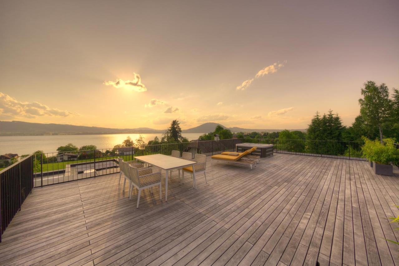 Orange Lounge Attersee Weyregg Exterior photo