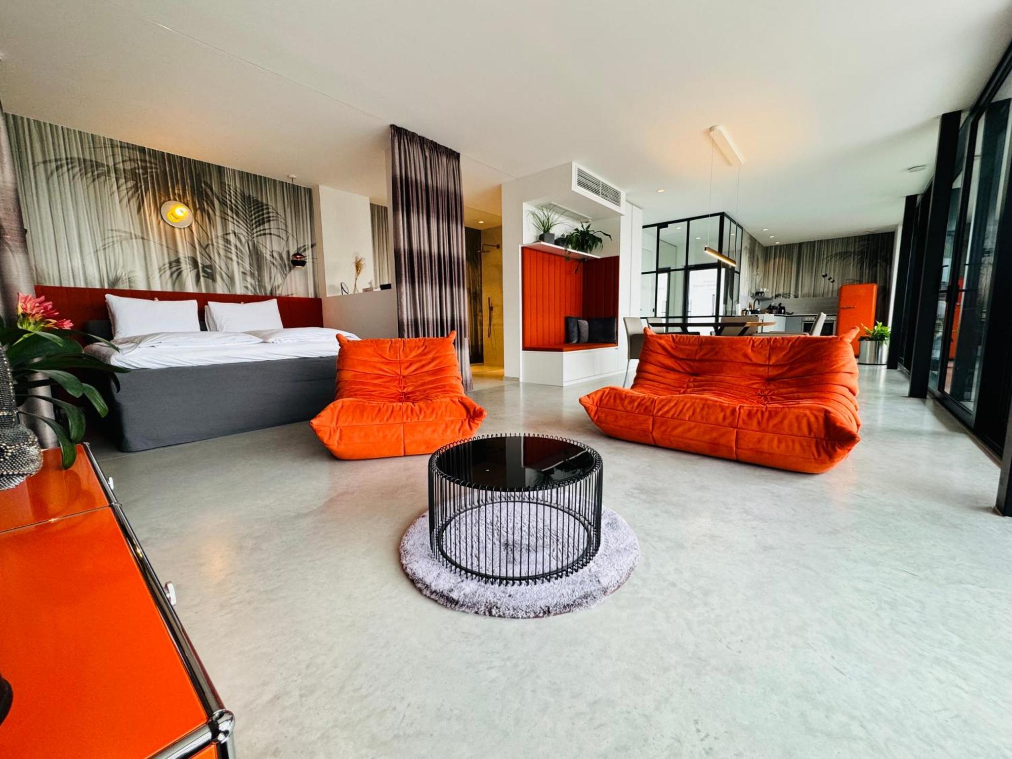 Orange Lounge Attersee Weyregg Exterior photo